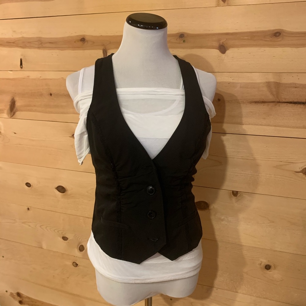 Maurices Black vest.